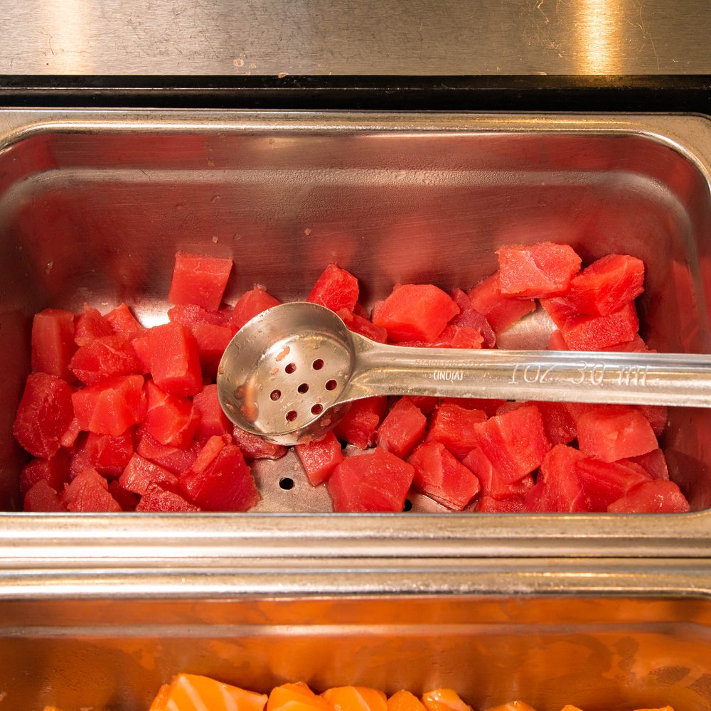 Fresh-cut ahi tuna